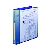 Snopake Executive Presentation 4D-Ring A4 Binder Electra Blue 13387