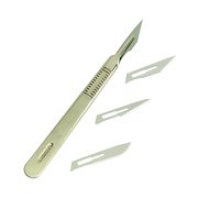 Swordfish Scalpel No.3 Handle With 4 Blades Metal 43110