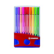 Stabilo Pen 68 Fibre Tip Assorted Pens (20 Pack) 6820-03