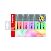 Stabilo Boss Original Highlighters Assorted Pastel Colours (6 Pack) 70/4-2