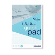 Silvine Graph Pad 1/5/10 Paper