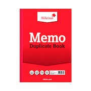 Silvine Duplicate Memo Book A4 (6 Pack) 614-T