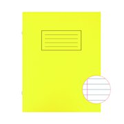Silvine Exercise Book 229 x 178mm Ruled with Margin Yellow (10 Pack) EX103