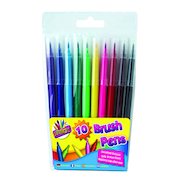 Artbox 10 Quality Brush Fibre Pens (12 Pack) 1093