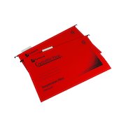 Rexel Crystalfile Flexi Standard Foolscap Red (50 Pack) 3000042
