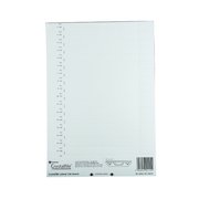 Rexel CrystalFile Lateral 330 Tab Inserts White (34 Pack) 70676