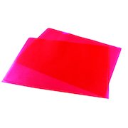 Red Cut Flush Folders (100 Pack) WX01485