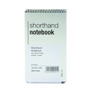 Spiral Shorthand Notebook 80 Leaf (10 Pack) WX31003