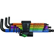 Wera 9 Piece Multi Colour Hex Key Set