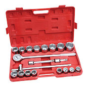 Hilka 21 pce 3/4" Drive Socket Set Metric