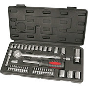 Hilka 43 pce 3/8" & 1/4"Drive Socket Set Metric