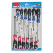 Hilka 12 pce Soft Grip Screwdriver Set