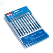 Hilka 10 pce Needle File Set Soft Grip