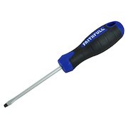 Faithfull Soft-Grip Flared Slotted Tip Screwdriver