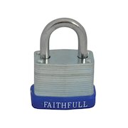 Faithfull Laminated Steel Padlock