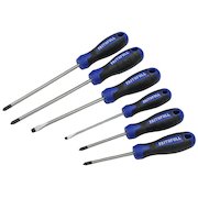 Faithfull 6 Piece Soft Grip Screwdriver Set