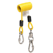 Wire Coil Tool Tether  2.3kg Swivel Carabiner