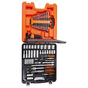 Bacho S103 1/4" and 1/2" Square Drive Socket Set with Combination Spanner Set