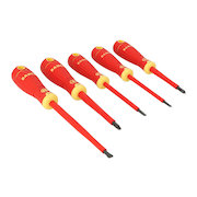 Bacho B220.015 5 Piece VDE Insulated Screwdriver Set