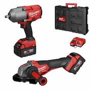 M18FPP2BD-502P 18V Impact Wrench & Angle Grinder Kit & Batteries