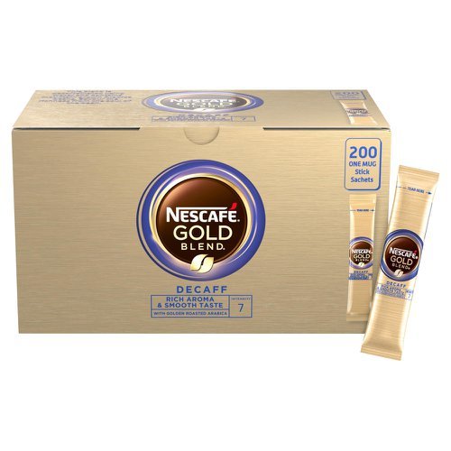 Nescafe Gold Blend Decaffeinated Instant Coffee Sticks (66844NE)