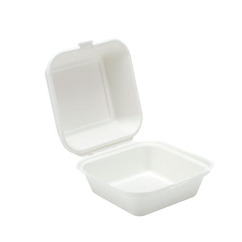 6" Bagasse Burger Box (AN200)