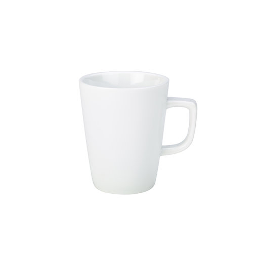 Genware Porcelain Latte Mug (AS345-W)
