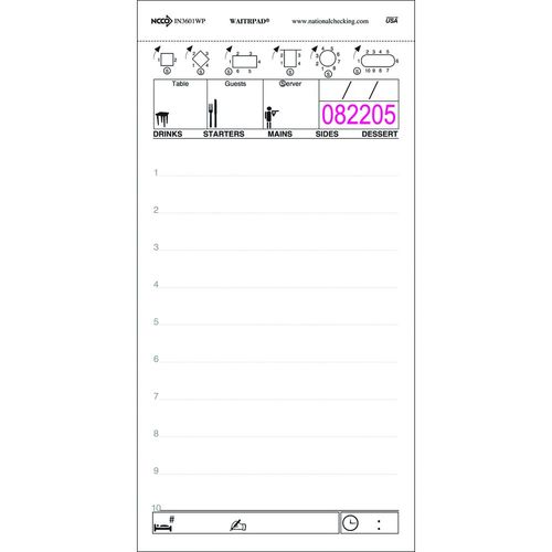 Single Copy Order Pads (XB106)