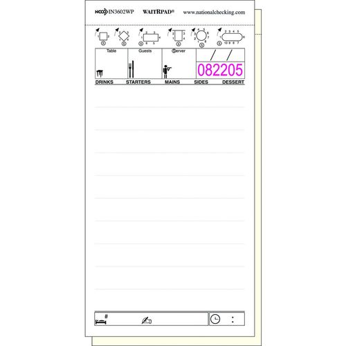 2 Part Order Pads (XB107)