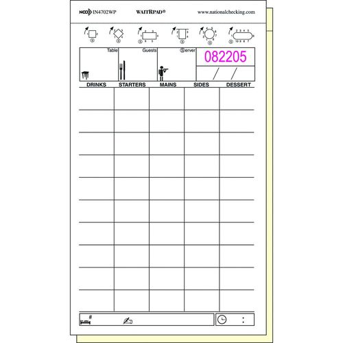 Large 2 Part Order Pads (XB108)