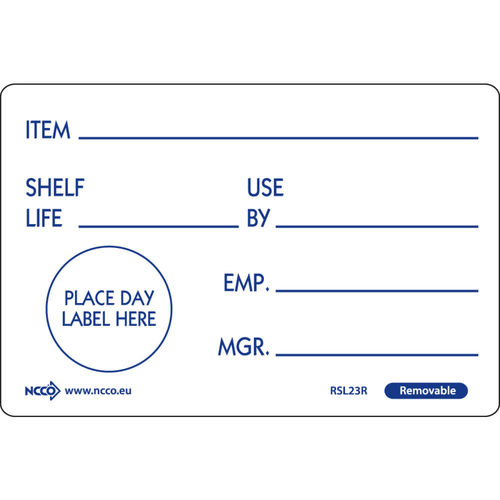 Shelf Life Labels (XB221)