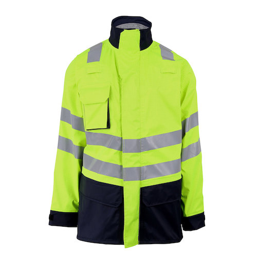 9150 Unlined Hi Vis Waterproof Jacket (0617285001488)