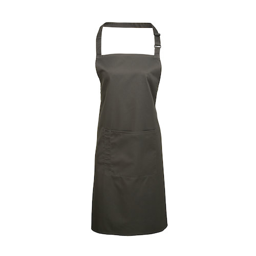 PR154 Bib Apron With Pocket (136315)