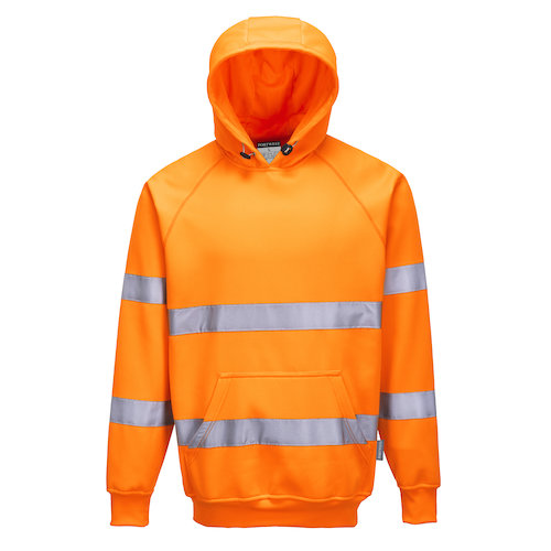 B304 Hi Vis Hooded Sweatshirt (5036108161331)