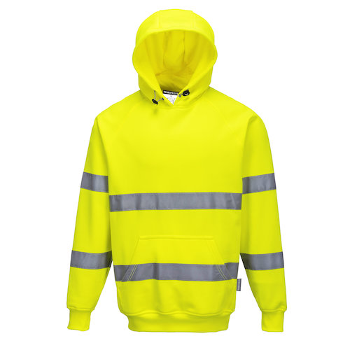 B304 Hi Vis Hooded Sweatshirt (5036108161386)