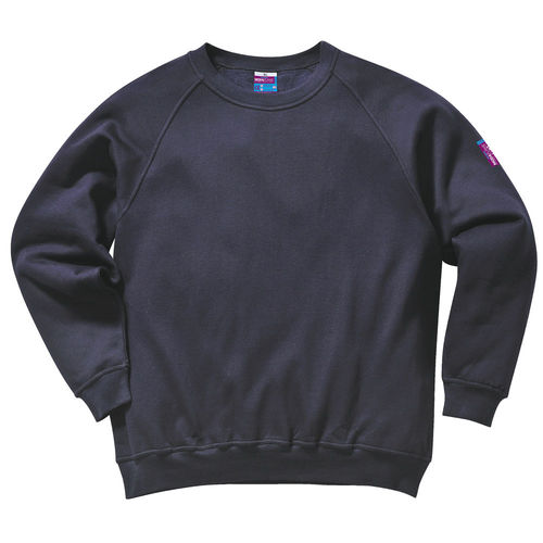 FR12 Flame Resistant Anti Static Long Sleeve Sweatshirt (5036108161874)