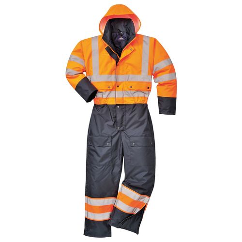 S485 HiViz Contrast Coverall   Lined (5036108196555)