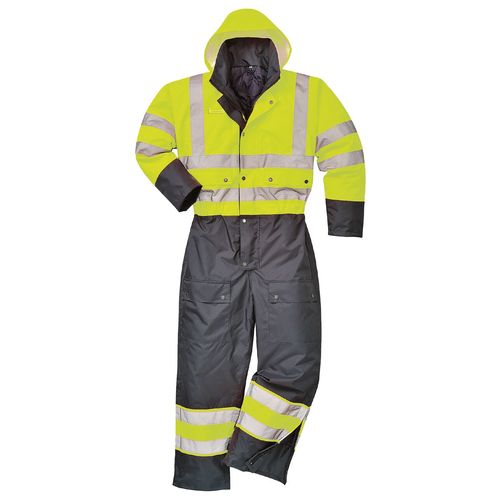 S485 HiViz Contrast Coverall   Lined (5036108196616)