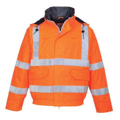 S773 Bizflame Hi Vis Antistatic Flame Resistant Bomber Jacket (5036108207039)