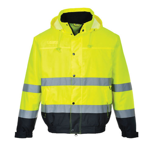 S266 HiViz Two Tone Bomber Jacket (5036108216222)