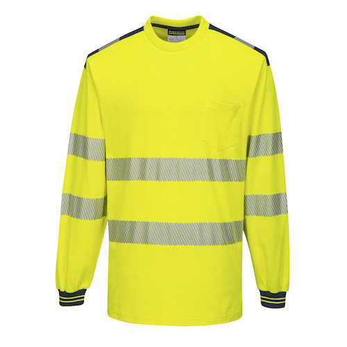 T185 PW3 HiVis Long Sleeve T Shirt (5036108303915)