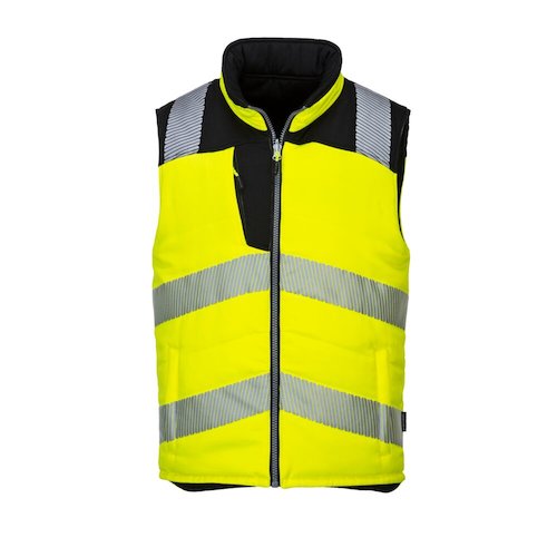 PW374 Hi Vis Reversible Bodywarmer (5036108319251)