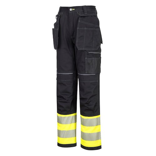 PW307 PW3 Hi Vis Class 1 Holster Pocket Trousers (5036108349418)