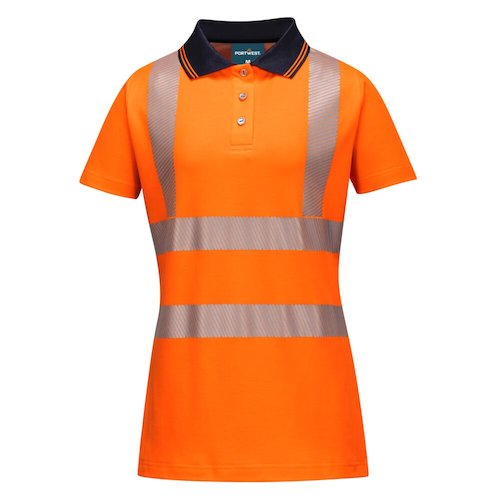 LW72 Ladies Hi Vis Cotton Polo (5036108366750)