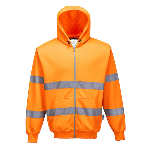 B305 Hi Vis Zip Front Hoodie (5036108381371)