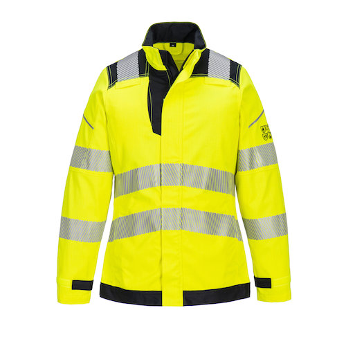 FR715 Ladies PW3 Flame Resistant Hi Vis Work Jacket (5036108395880)