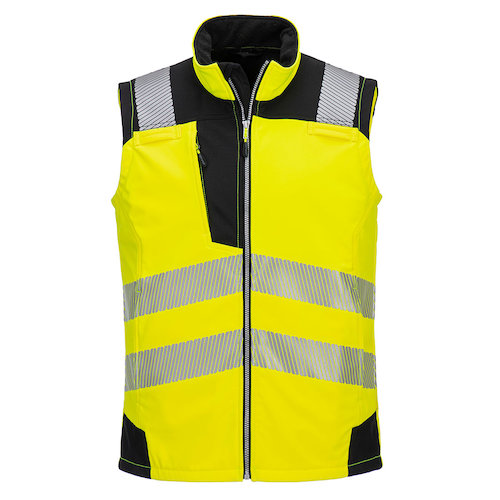 PW325 Hi Vis Softshell Gilet (5036108412853)