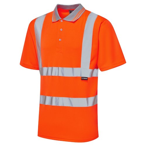 HiViz Orange Bird Eye Polo Shirt (5036770031420)