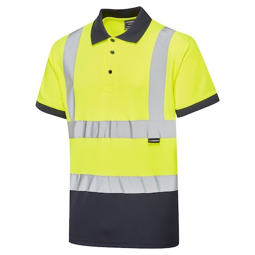 Supertouch Hi Vis 2 Tone Short Sleeved Polo Shirt (5036770051626)