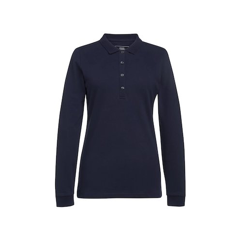 Ladies Anna Premium Cotton Long Sleeved Polo Shirt (5037478376578)